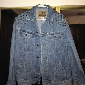 LF Studded denim jacket
